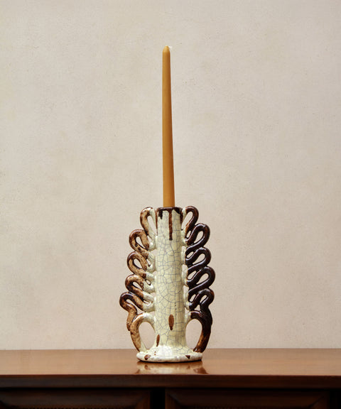 Mezcal by Candlelight Ceramic Candlestick (Tall)
