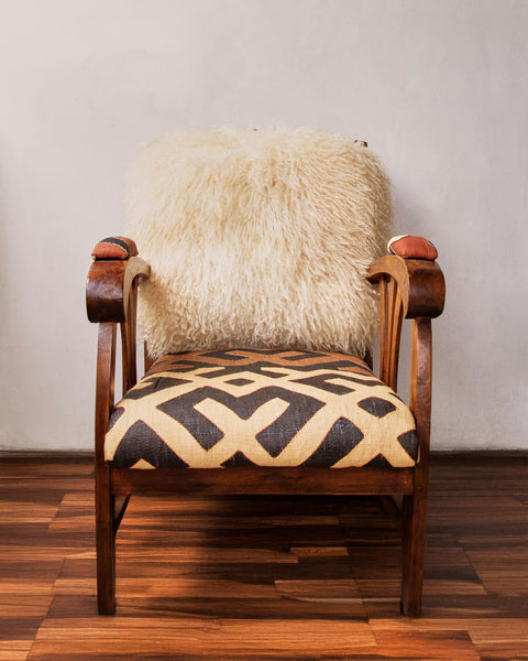 Passport Required African Print Chair