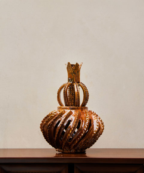 Welcome In Pineapple Pendant Candleholder