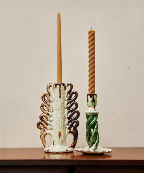 Mezcal by Candlelight Ceramic Candlestick (Tall)
