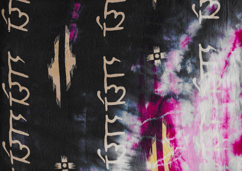 Silk scarf by Sir Alistair Rai, designed by Kiran Rai, 2010